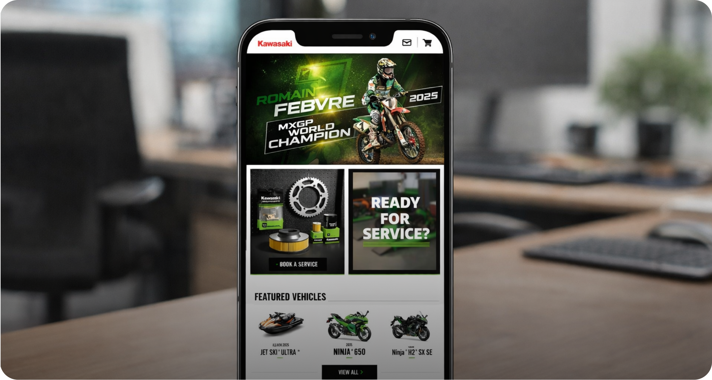Kawasaki UAE Mobile Experience